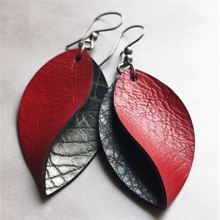 Are leather earrings still in style?