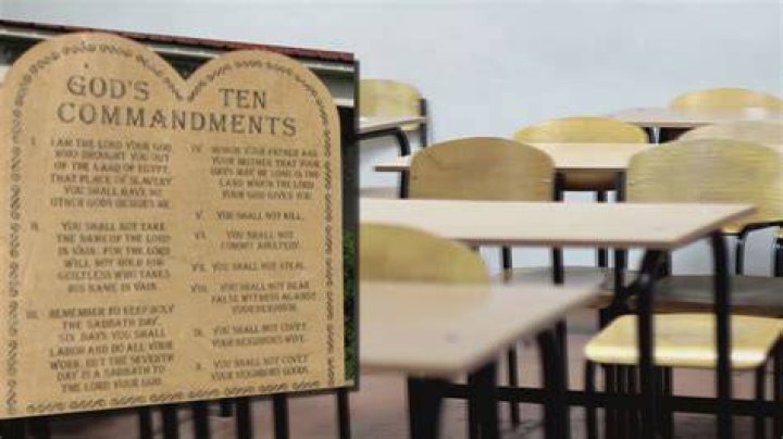 Can the Ten Commandments be posted in public schools?