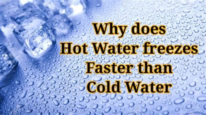 Does warm water absorb faster than cold?
