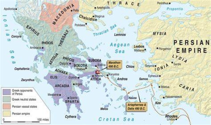 How did the battle of Marathon affect Greece?