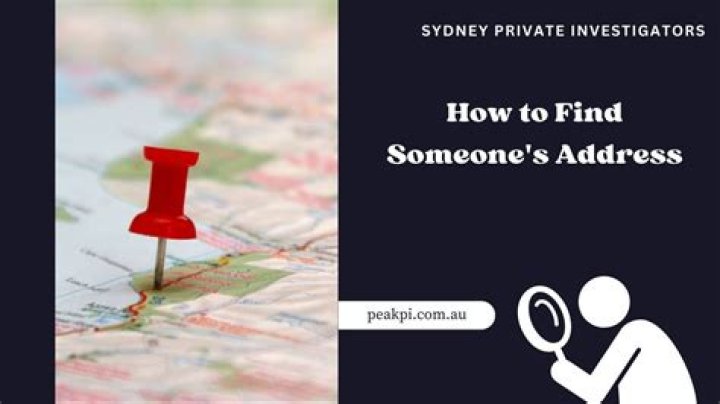 How do I find someone's legal address?