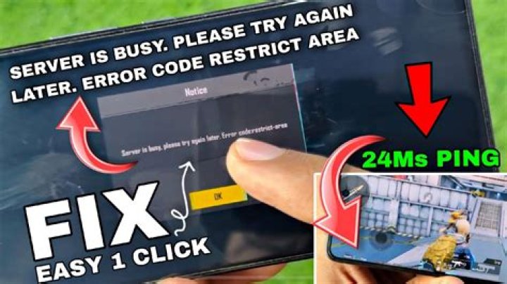 How do I fix error code restrict area in PUBG Lite?