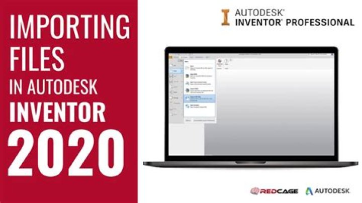 How do I import files into Autodesk Inventor?