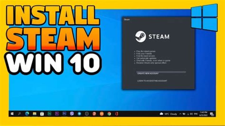 How do I install Steam on Windows 10 without administrator?