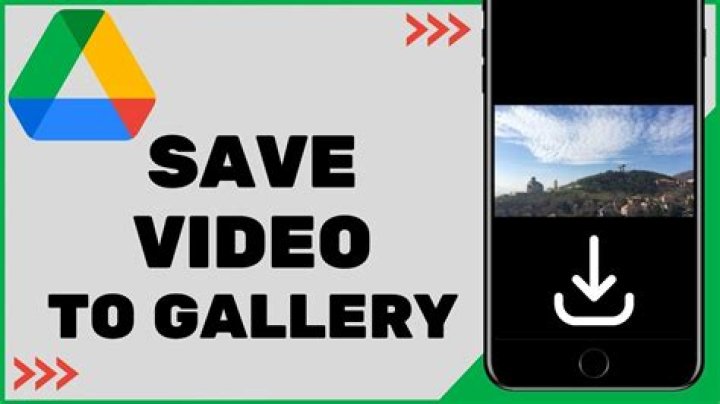 How do I save a video from Google to my gallery?