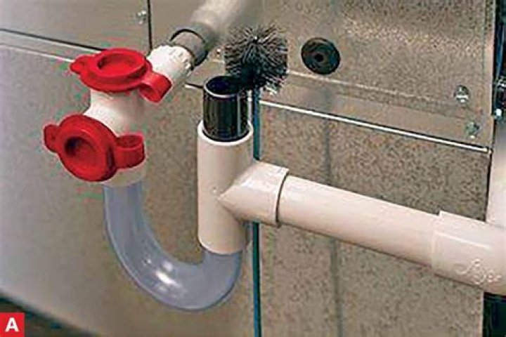 How do you get gunk out of pipes?