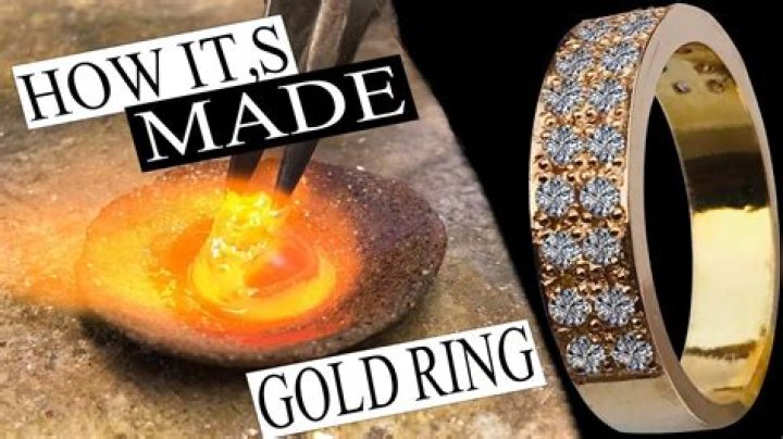 How do you make a gold ring mold?