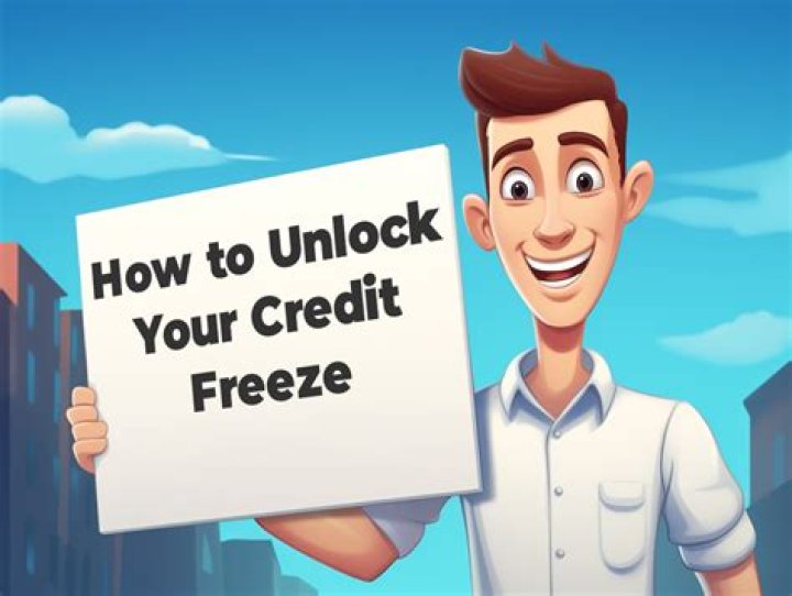 How do you unlock a credit freeze?