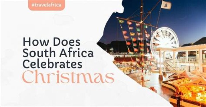 How long is Christmas celebrated in South Africa?