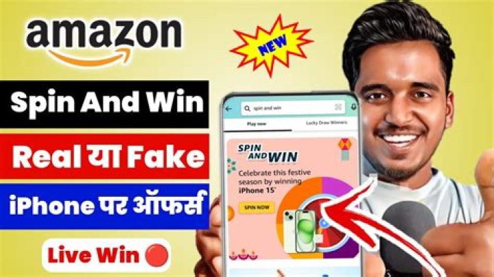 Is Amazon spin and win real 2021?