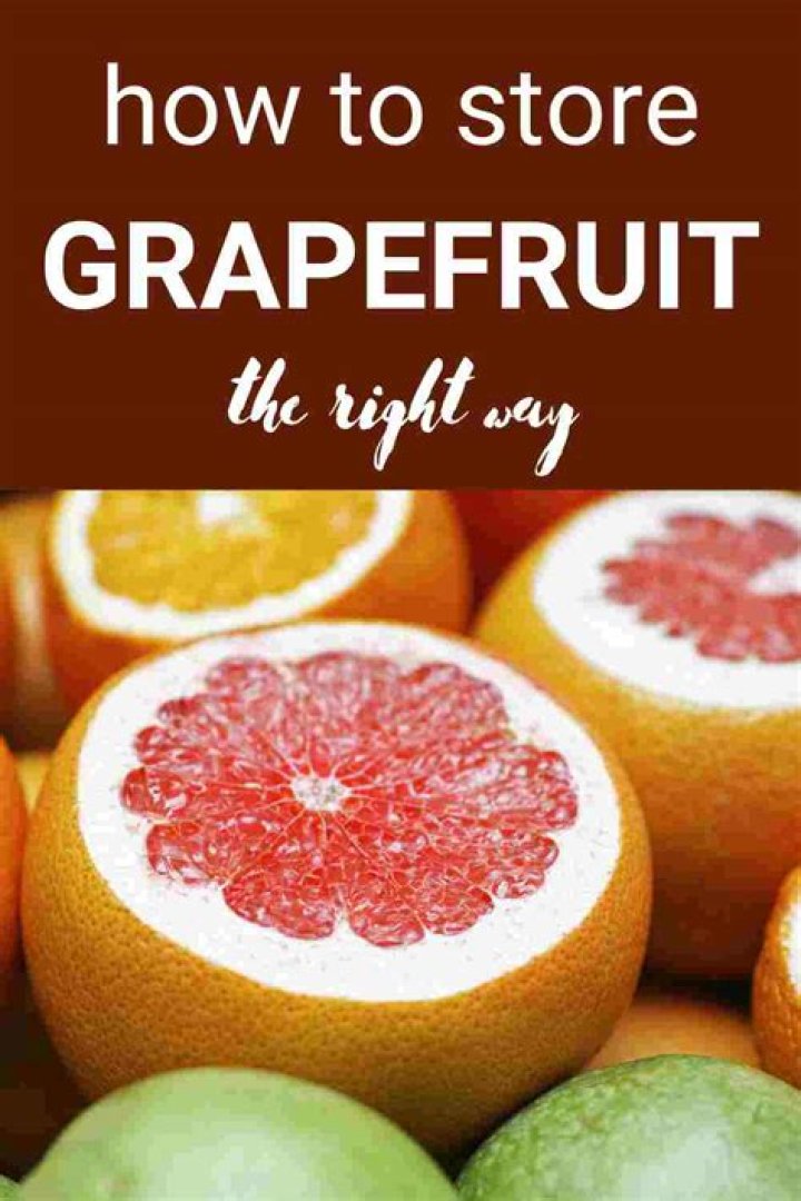 Is it OK to store grapefruit in the fridge?