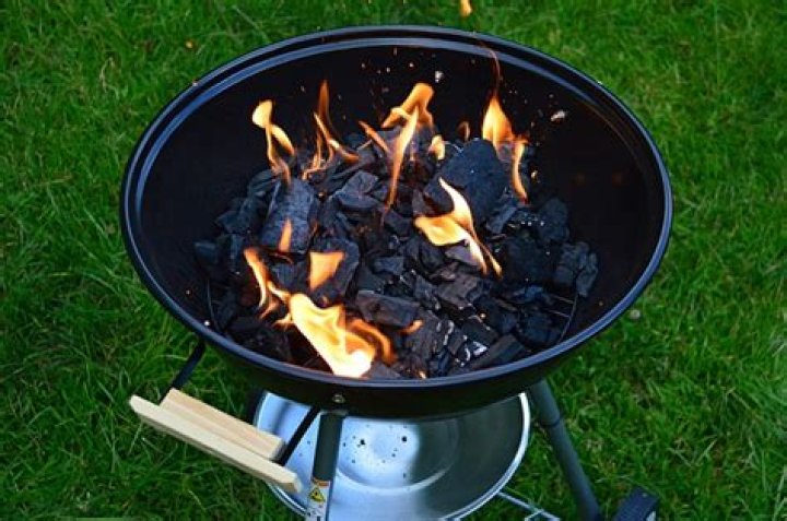 Is it safe to use a charcoal grill on a balcony?