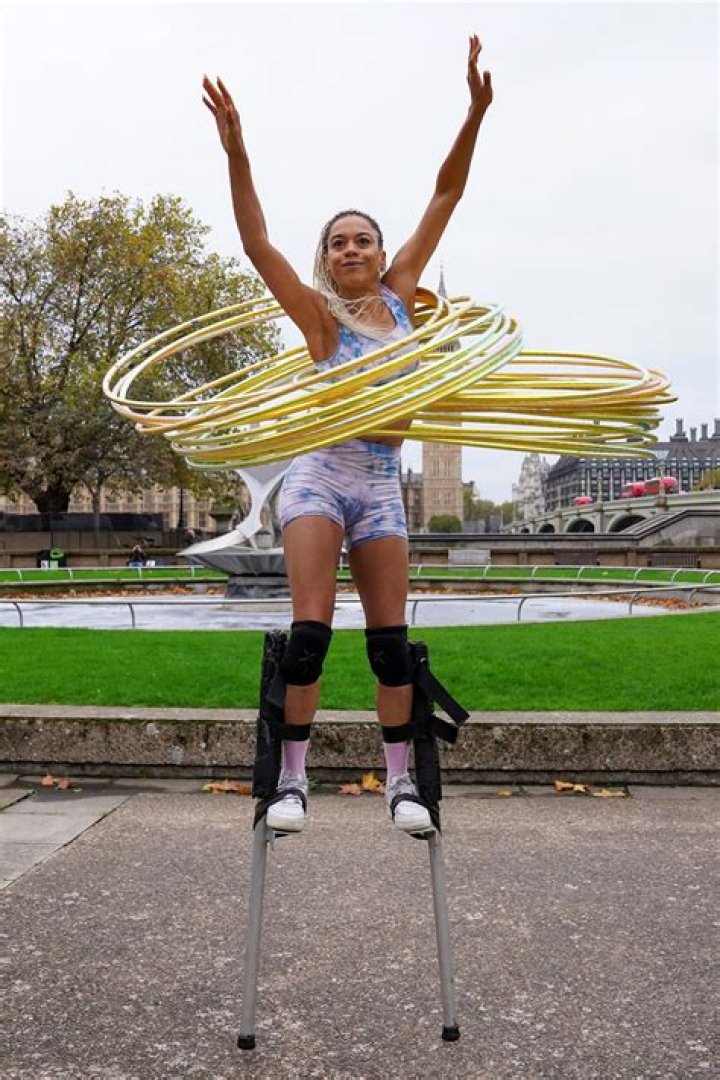What's the world record for spinning in circles?