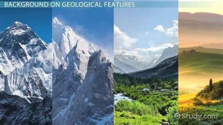 What does geological activity mean?