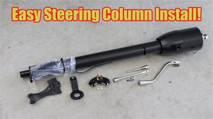 What is a tilt steering column?