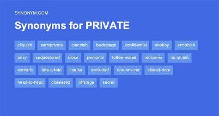 What is another word for private information?