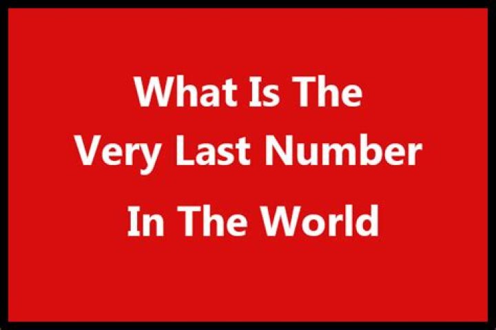 What is the last number in the number?