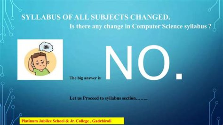 What is the syllabus of computer?