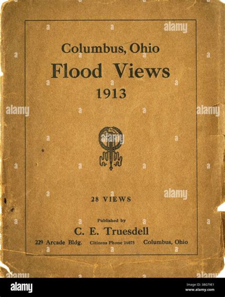 When was the Great Flood in Columbus Ohio?