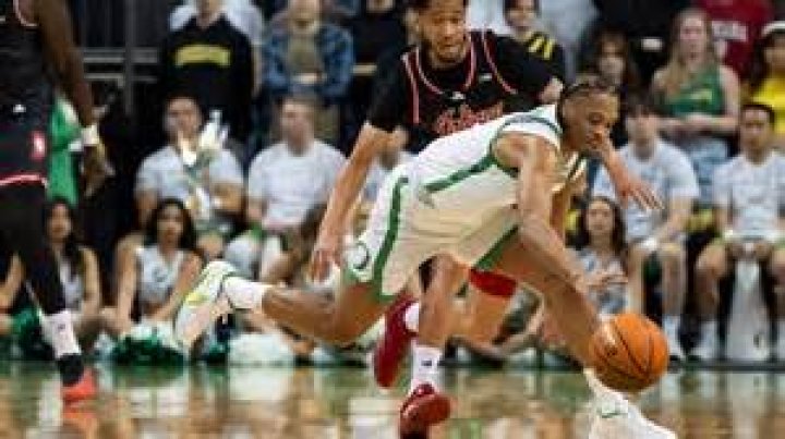 Who won the Ducks basketball game today?
