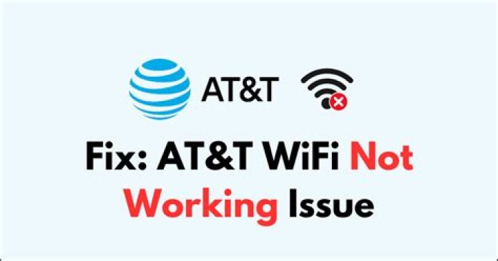 Why does my AT&T WiFi not work?